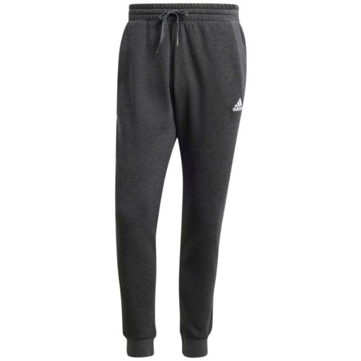 Vyriškos medvilninės kelnės adidas Seasonal Essentials, pilkos