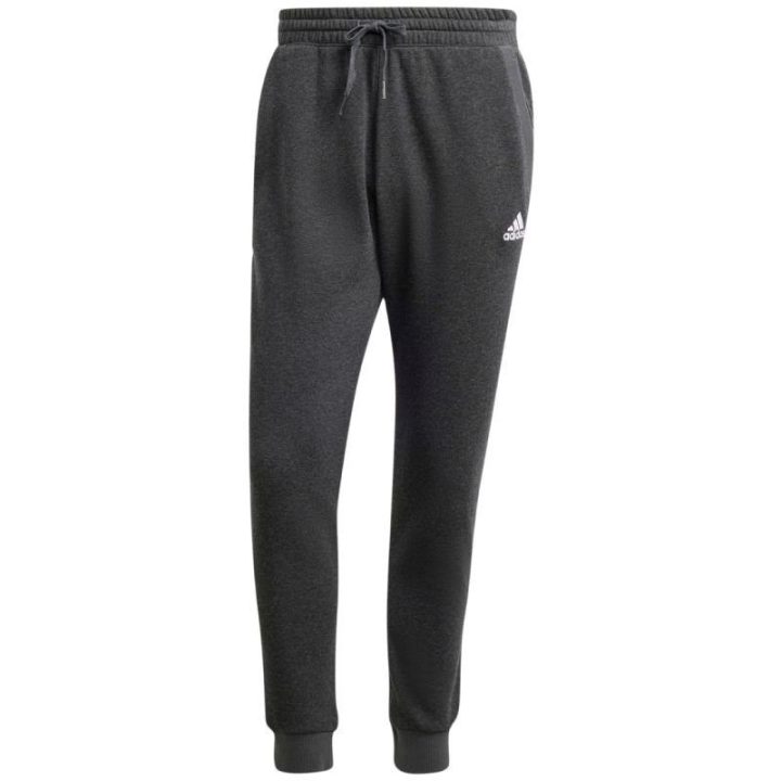 Vyriškos medvilninės kelnės adidas Seasonal Essentials, pilkos
