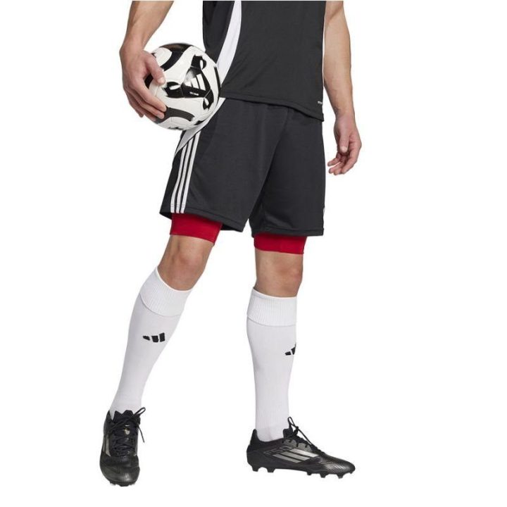 Vyriški kompresiniai šortai adidas TechFit, raudoni