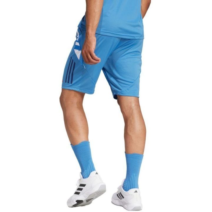 Vyriški prigludę regbio šortai adidas France Gym, mėlyni