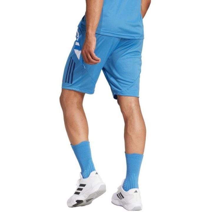 Vyriški prigludę regbio šortai adidas France Gym, mėlyni