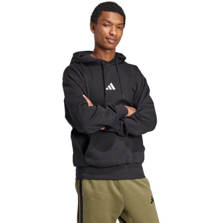 Vyriškas medvilninis džemperis su gobtuvu adidas Essentials Feelcozy