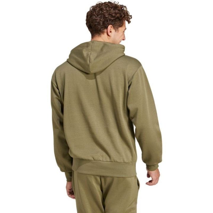 Vyriškas medvilninis džemperis adidas Essentials Feelcozy, alyvuogių
