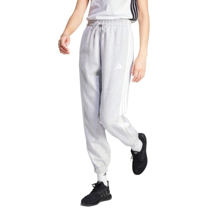 Moteriškos laisvo kirpimo kelnės adidas Essentials 3-Stripes