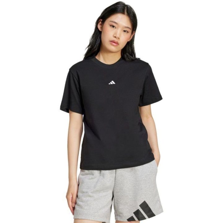 Moteriški medvilniniai marškinėliai adidas Essentials Small Logo