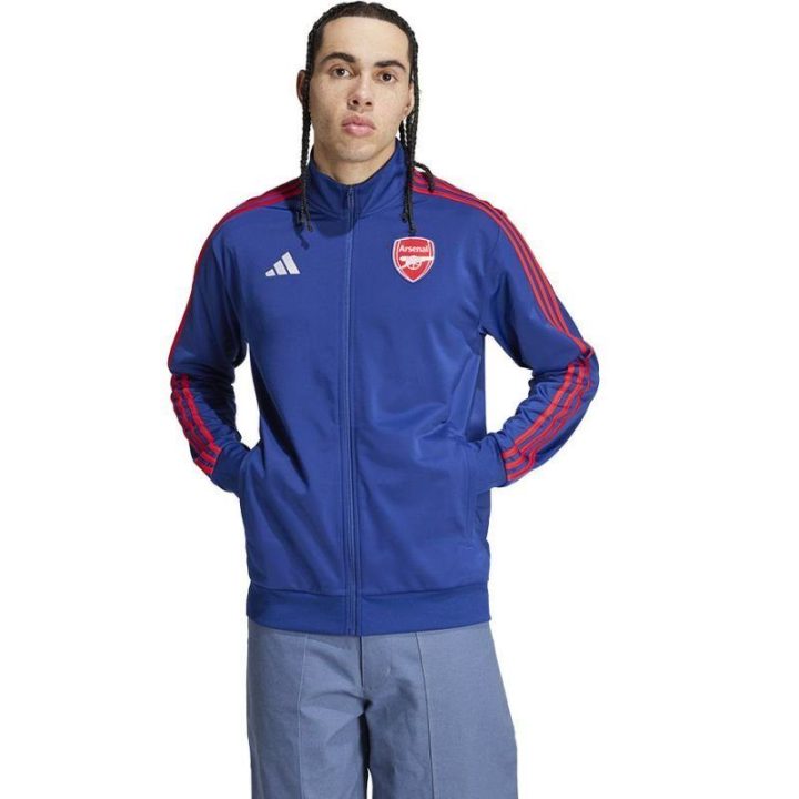 Vyriškas džemperis su užtrauktuku adidas Arsenal Track Top, mėlynas