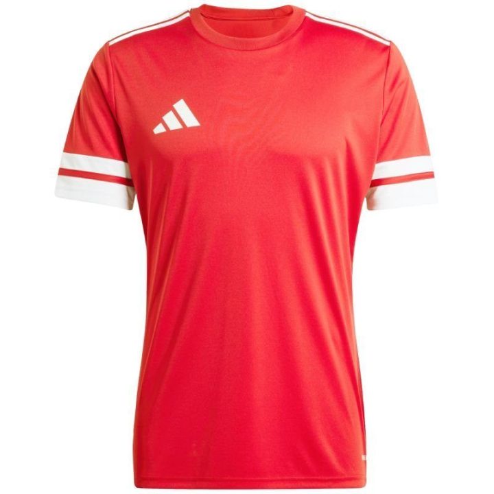 Vyriški prigludusio kirpimo marškinėliai adidas Squadra 25, raudoni