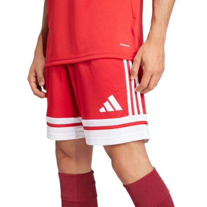 Vyriški prigludusio kirpimo marškinėliai adidas Squadra 25, raudoni