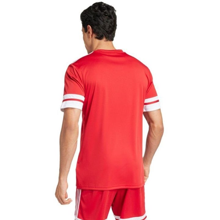 Vyriški prigludusio kirpimo marškinėliai adidas Squadra 25, raudoni