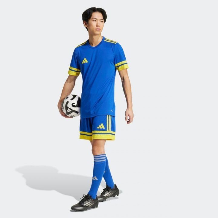 Vyriški marškinėliai su apvalia rumbuota iškirpte adidas Squadra 25