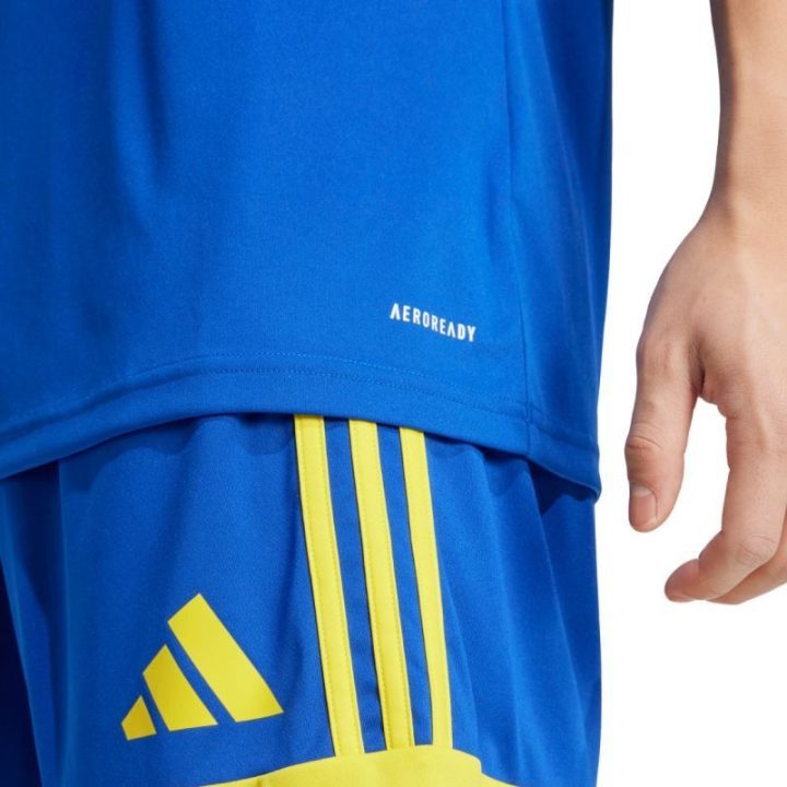 Vyriški marškinėliai su apvalia rumbuota iškirpte adidas Squadra 25
