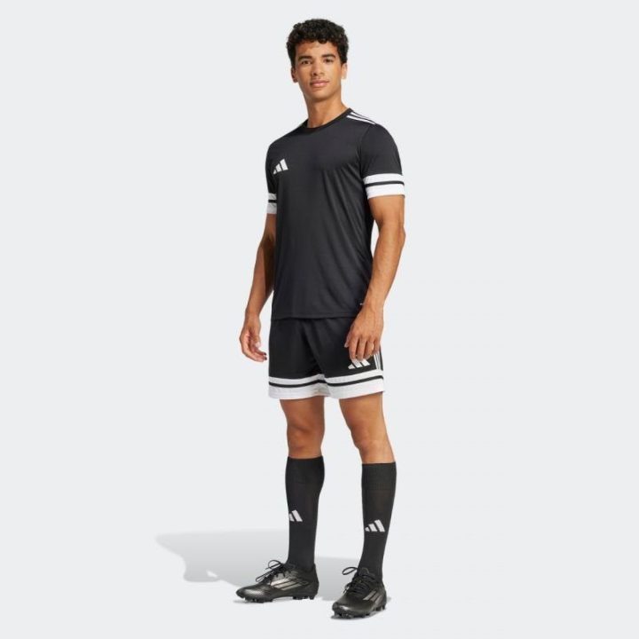 Vyriški prigludusio kirpimo marškinėliai adidas Squadra 25, juodi