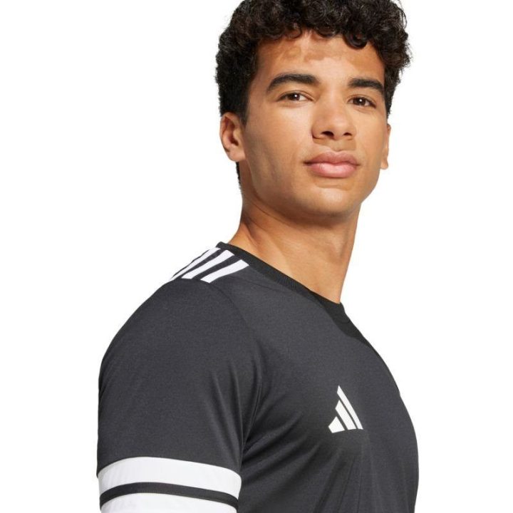 Vyriški prigludusio kirpimo marškinėliai adidas Squadra 25, juodi