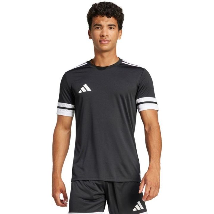 Vyriški prigludusio kirpimo marškinėliai adidas Squadra 25, juodi