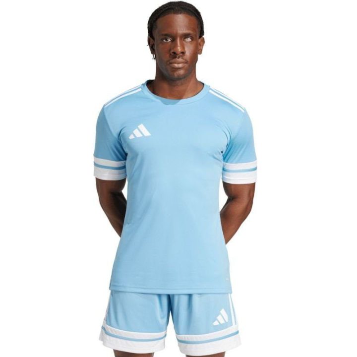 Vyriški prigludusio kirpimo marškinėliai adidas Squadra 25, žydri