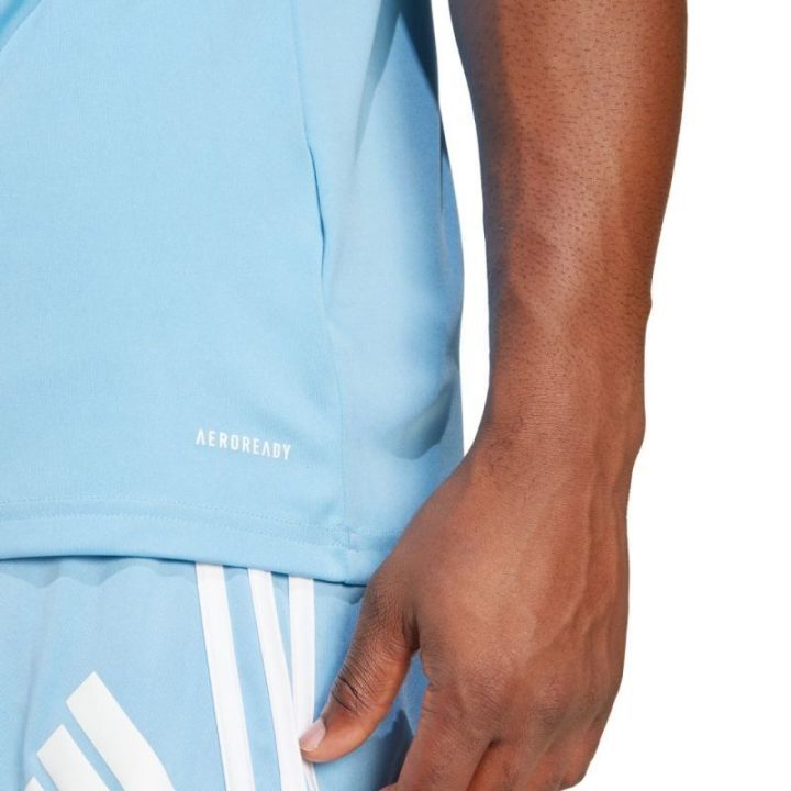 Vyriški prigludusio kirpimo marškinėliai adidas Squadra 25, žydri