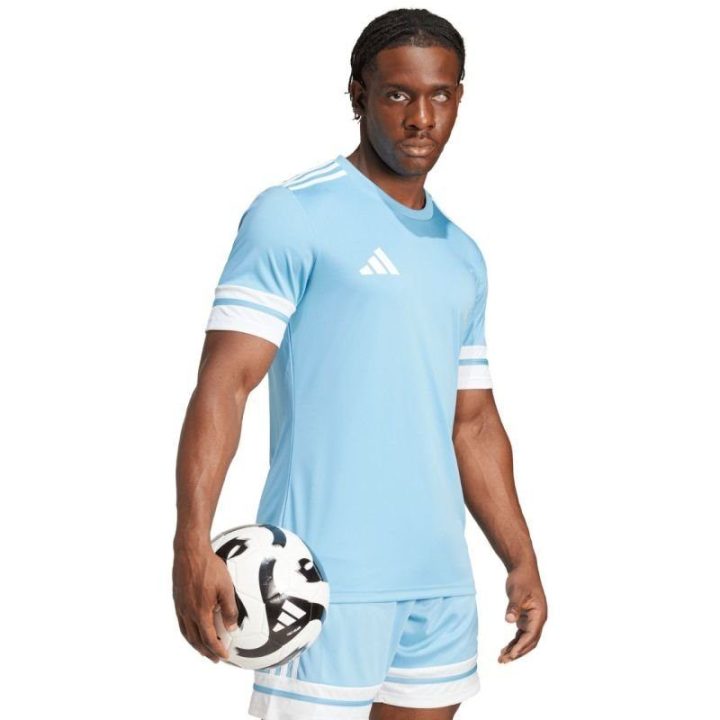 Vyriški prigludusio kirpimo marškinėliai adidas Squadra 25, žydri