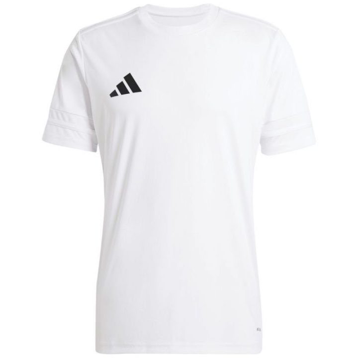 Vyriški prigludusio kirpimo marškinėliai adidas Squadra 25, balti