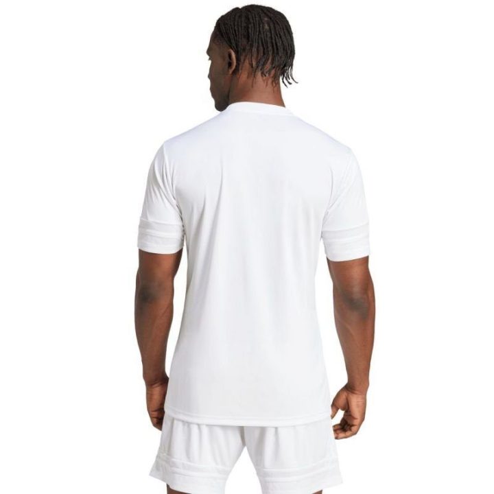 Vyriški prigludusio kirpimo marškinėliai adidas Squadra 25, balti