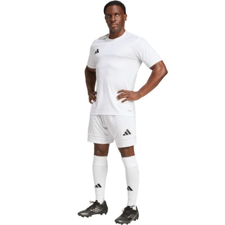 Vyriški prigludusio kirpimo marškinėliai adidas Squadra 25, balti