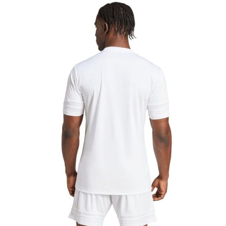 Vyriški prigludusio kirpimo marškinėliai adidas Squadra 25, balti