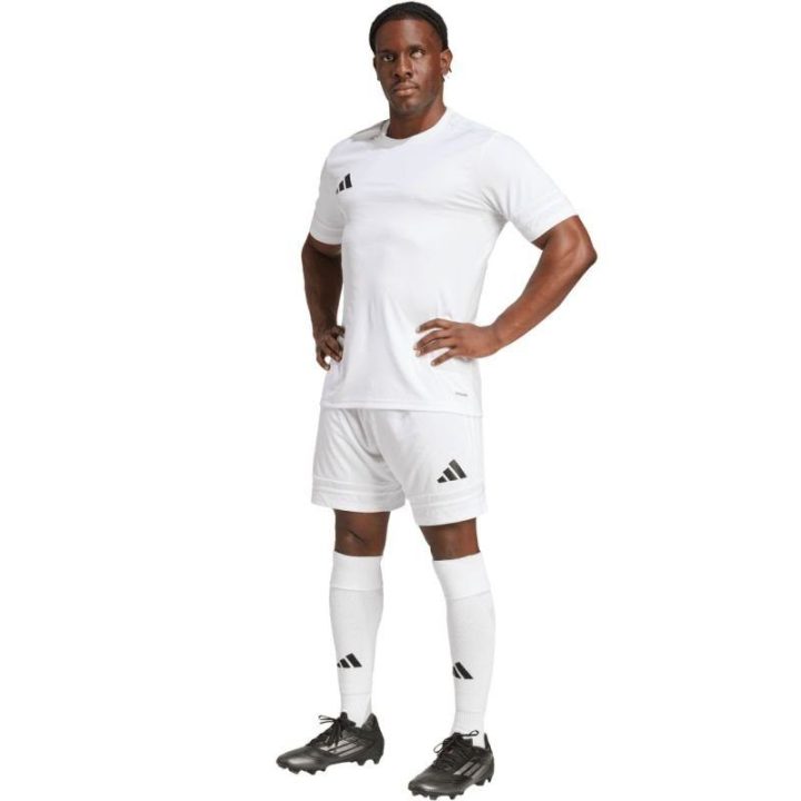 Vyriški prigludusio kirpimo marškinėliai adidas Squadra 25, balti