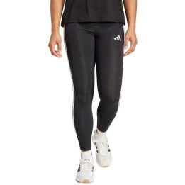 Moteriškos medvilninės tamprės su aukštu liemeniu adidas, juodos