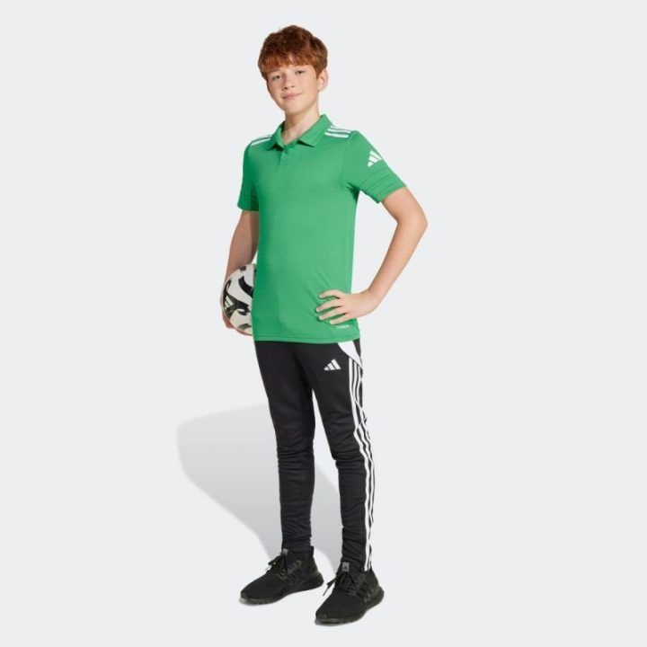 Vaikiški polo marškinėliai adidas Squadra 25, žali
