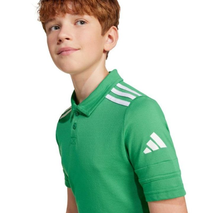Vaikiški polo marškinėliai adidas Squadra 25, žali