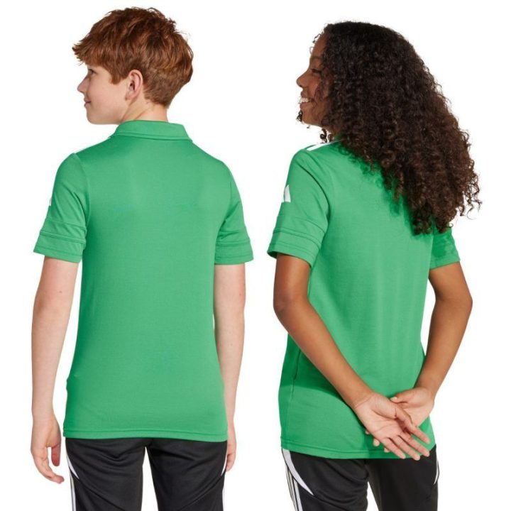 Vaikiški polo marškinėliai adidas Squadra 25, žali