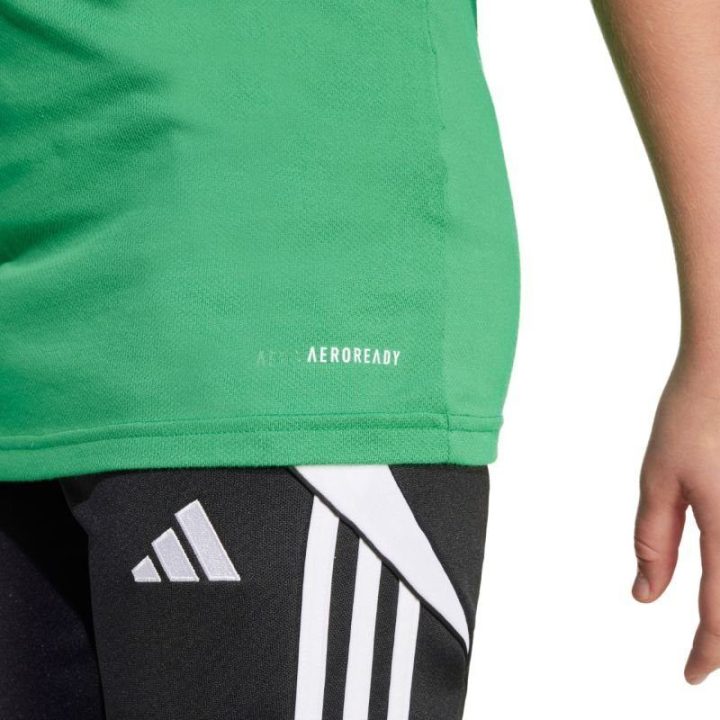 Vaikiški polo marškinėliai adidas Squadra 25, žali
