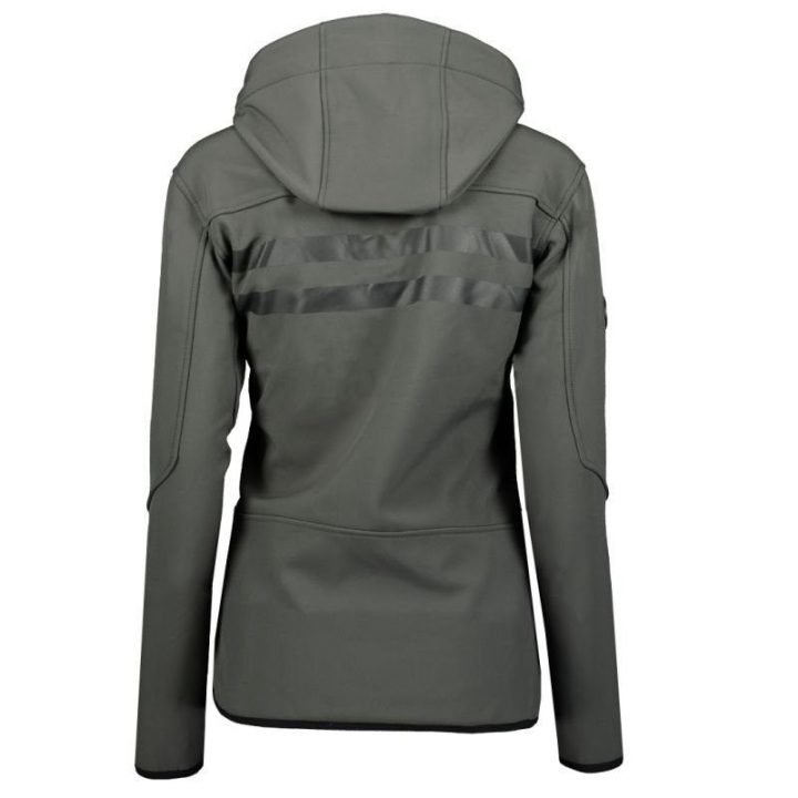 Moteriška softshell striukė Geographical Norway, pilka ir juoda