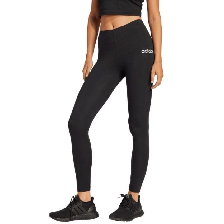 Moteriškos medvilninės tamprės adidas Essentials, juodos