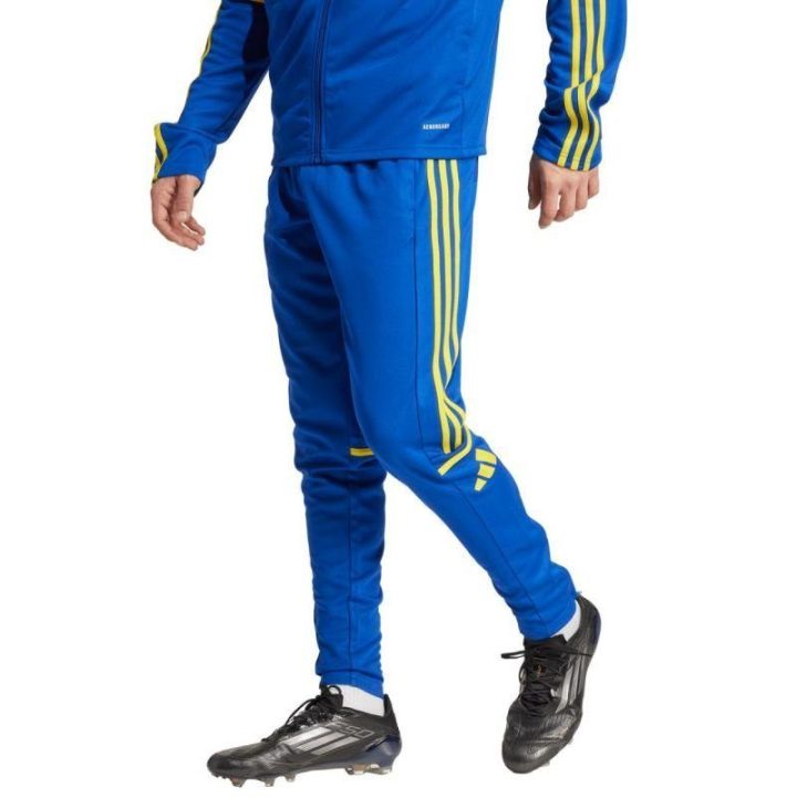 Vyriškos kelnės adidas Squadra 25 Training, mėlynos ir geltonos