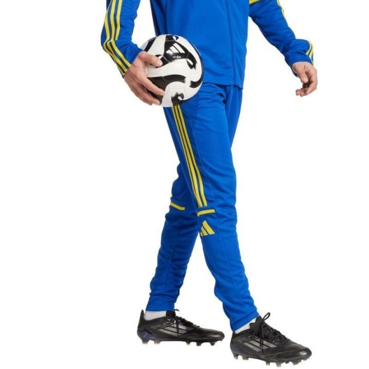Vyriškos kelnės adidas Squadra 25 Training, mėlynos ir geltonos