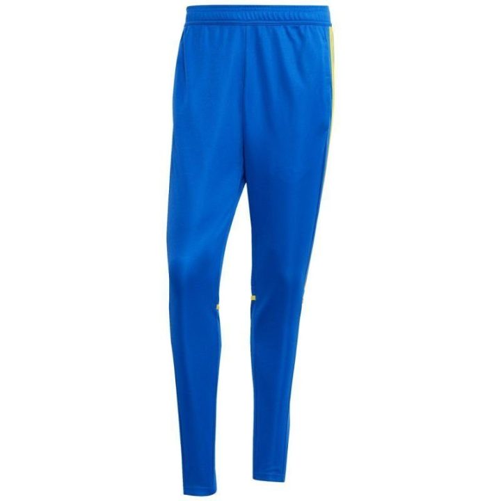 Vyriškos kelnės adidas Squadra 25 Training, mėlynos ir geltonos