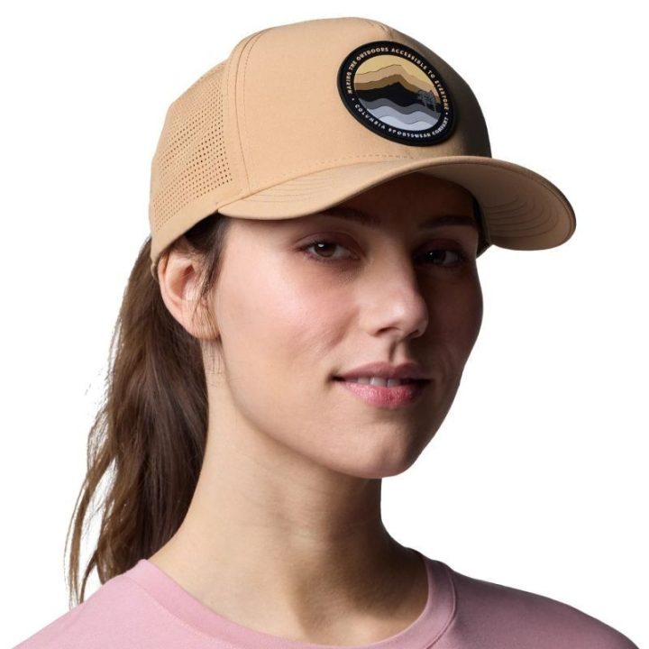 Kepurė su snapeliu Columbia Mountaincap 3D Stretch, smėlio