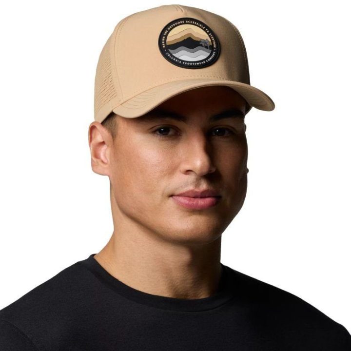 Kepurė su snapeliu Columbia Mountaincap 3D Stretch, smėlio