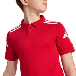 Vaikiški polo marškinėliai adidas Squadra 25, raudoni