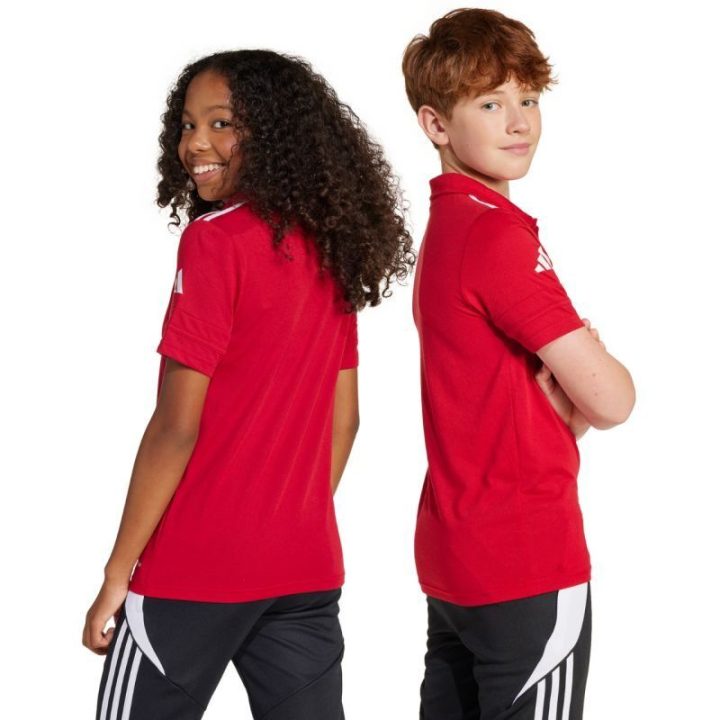 Vaikiški polo marškinėliai adidas Squadra 25, raudoni