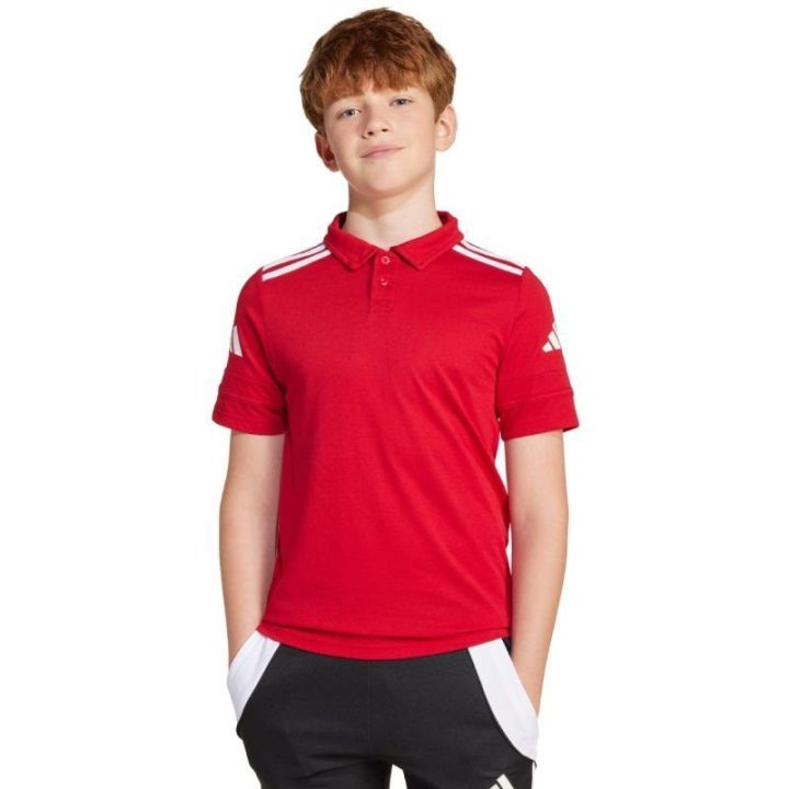 Vaikiški polo marškinėliai adidas Squadra 25, raudoni