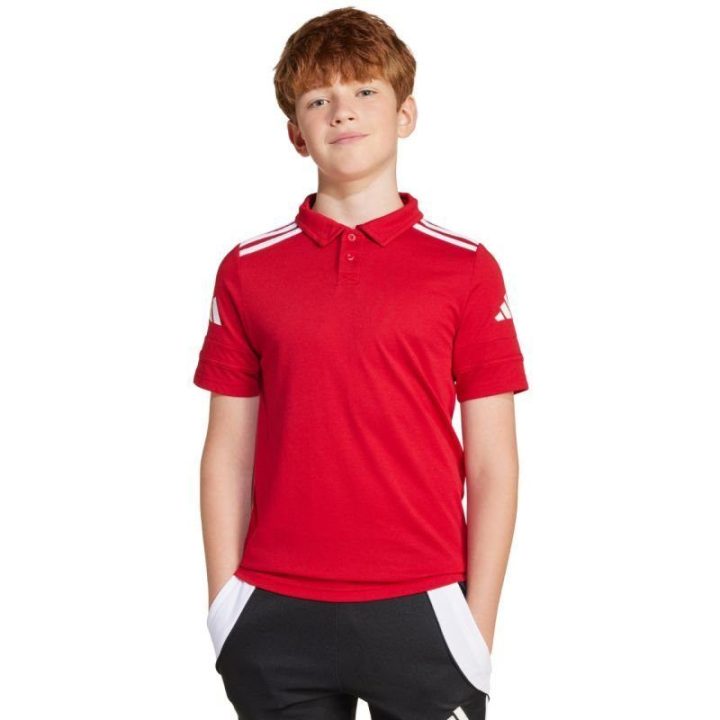 Vaikiški polo marškinėliai adidas Squadra 25, raudoni