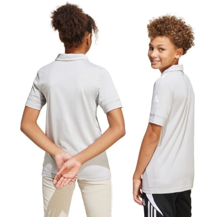 Vaikiški polo marškinėliai adidas Squadra 25, pilki