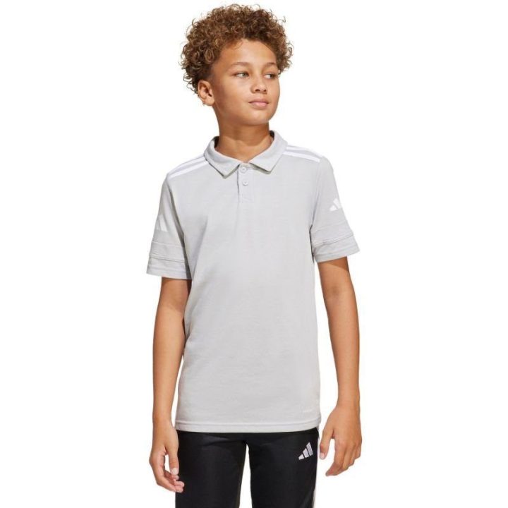 Vaikiški polo marškinėliai adidas Squadra 25, pilki