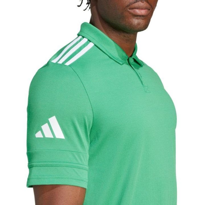 Vyriški polo marškinėliai su medvilne adidas Squadra 25, žali