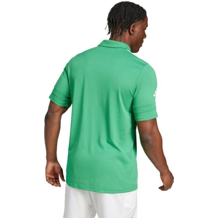 Vyriški polo marškinėliai su medvilne adidas Squadra 25, žali