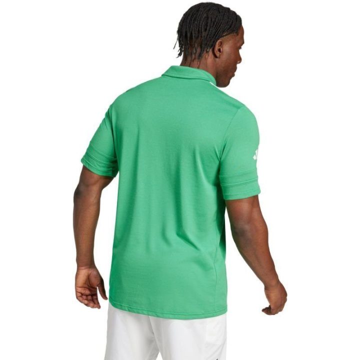 Vyriški polo marškinėliai su medvilne adidas Squadra 25, žali