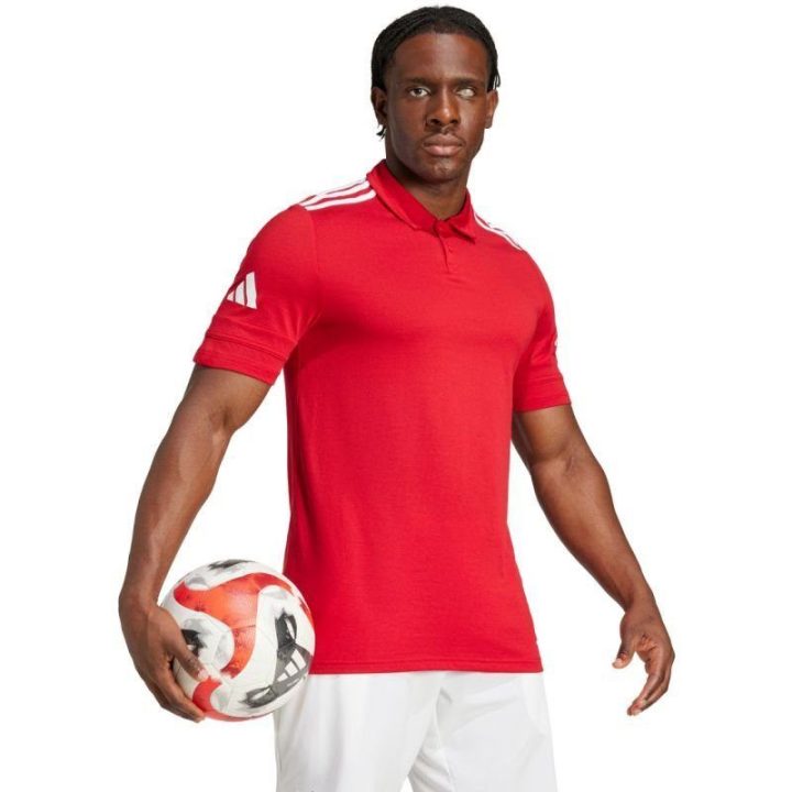 Vyriški polo marškinėliai adidas Squadra 25, raudoni