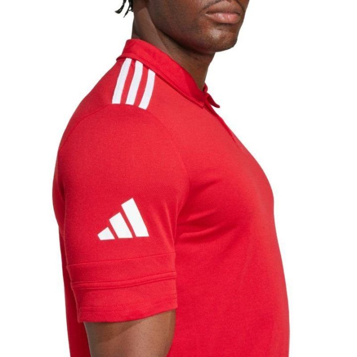 Vyriški polo marškinėliai adidas Squadra 25, raudoni