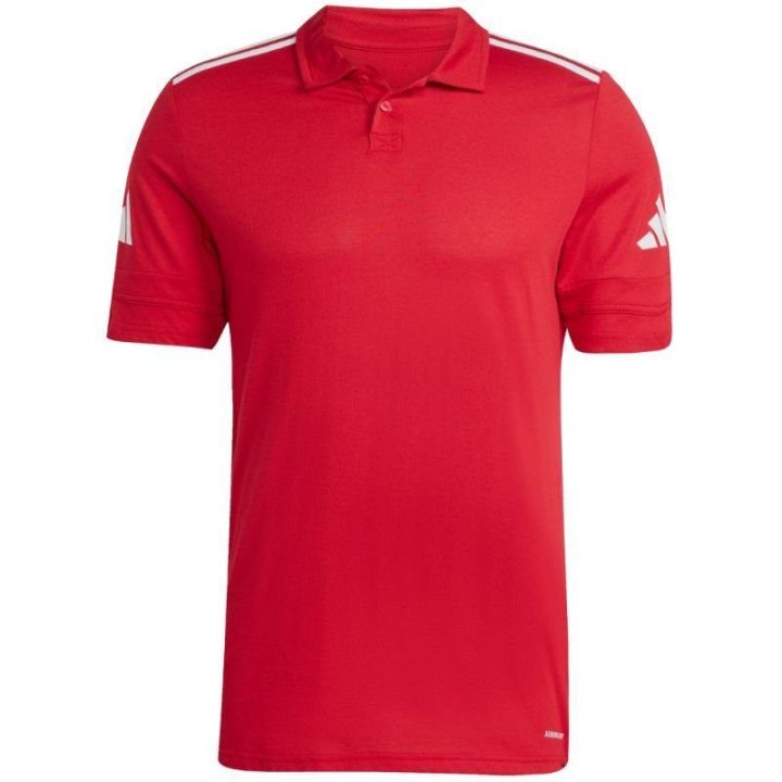 Vyriški polo marškinėliai adidas Squadra 25, raudoni